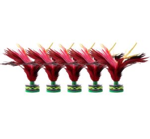 5 Pack Kick Shuttlecock Chinese Jianzi Feather Foot Sports Indoor Outdoor Toy Game