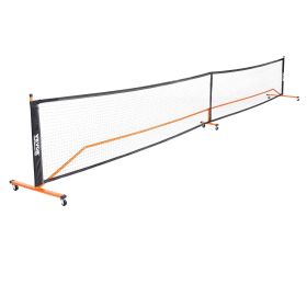 VEVOR Pickleball Net Set, 22FT Regulation Size Portable Pickleball System with Bags, Balls, Paddles, Wheels, and Court Lines