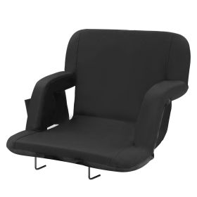 VEVOR Stadium Seat with Back Support, Wide Bleacher Seat Backs, Folding Padded Cushion Stadium Chair