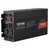 VEVOR Pure Sine Wave Inverter, 1000 Watt, DC 12V to AC 120V Power Inverter with 2 AC Outlets 2 USB Port 1 Type-C Port