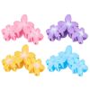 4 Pcs Flower Hair Clips for Women 4.5 Inch Claw Clips Large Matte Hair Clips