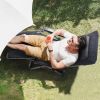 VEVOR Zero Gravity Chair 26" Zero Gravity Recliner Lounge Chair Indoor & Outdoor