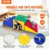 VEVOR Single Tunnel Climber, Toddler Playset, Foam Climbing Blocks for Toddlers, Kids Tunnel Maze with Stairs and Ramp