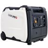 Super quiet Inverter Generator 4500w portable generator electric start, foldable handle with wheel,212cc 4 stroke EPA compliant