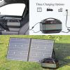 Gofort 330W Portable Power Station, 299Wh Solar Generator Backup Power Supply with 2X 110V AC Outlets