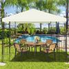 10' x 10' Patio Gazebo Canopy Tent Garden Shelter