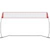 VEVOR Freestanding Volleyball Training Net for Indoor or Outdoor Use, Adjustable Height Portable Net System with Carrying Bag