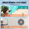 VEVOR Bow and Arrow Set for Kids, LED Light Up Archery Set with 10 Suction Cup Arrows, Hanging Target, Quiver, 3 Target Cans