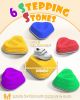 Stepping Stones for Kids, 6 Pcs Non-Slip Balance Jumping Stones for Toddlers 3-5