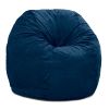 Jaxx Saxx 5 Foot Large Bean Bag w/ Removable Cover, Navy