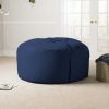 Jaxx Saxx 5 Foot Large Bean Bag w/ Removable Cover, Navy