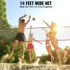 VEVOR Freestanding Volleyball Training Net for Indoor or Outdoor Use, Adjustable Height Portable Net System with Carrying Bag