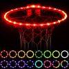 1pc LED Basketball Hoop Light, Remote Control Waterproof Basketball Rim Lights With 17 Colors 7 Lighting Modes