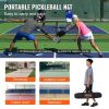 VEVOR Pickleball Net Set, 22FT Regulation Size Portable Pickleball System with Carrying Bag, Balls, and Wheels