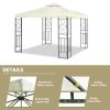 2 Tiers 10 x 10 Feet Patio Gazebo Canopy Tent