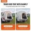 VEVOR Truck Bed Tent, 6.4'-6.7' Pickup Truck Tent with Rain Layer and Carry Bag, Waterproof PU2000mm Double Layer Truck Tent, Accommodate 2-3 Person