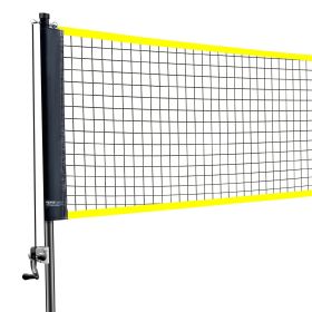 VEVOR Badminton Net Set, Outdoor Backyard Beach Park Badminton Net, Portable Badminton Equipment Set, Adults Kids Badminton Net with Poles (Ball Net Size: 20 x 2.5 ft, Shank Diameter: 1.25 inch)