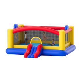 VEVOR Inflatable Bounce House, Outdoor High Quality Playhouse Trampoline, Jumping Bouncer with Blower, Slide, and Storage Bag (Product Type: 1+N-Type, size: 20-21 m¬≤)