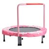 36" Trampoline for Kids Foldable Mini Toddler Trampoline Indoor Outdoor