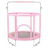 55" Trampoline for Kids Mini Toddler Trampoline with Net Indoor Outdoor