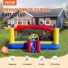 VEVOR Inflatable Bounce House, Outdoor High Quality Playhouse Trampoline, Jumping Bouncer with Blower, Slide, and Storage Bag