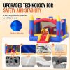 VEVOR Inflatable Bounce House, Outdoor High Quality Playhouse Trampoline, Jumping Bouncer with Blower, Slide, and Storage Bag