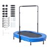 56" Trampoline for Kids Foldable Mini Toddler Trampoline Indoor Outdoor