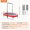 56" Trampoline for Kids Foldable Mini Toddler Trampoline Indoor Outdoor