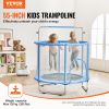 55" Trampoline for Kids Mini Toddler Trampoline with Net Indoor Outdoor