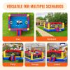 VEVOR Inflatable Bounce House, Outdoor High Quality Playhouse Trampoline, Jumping Bouncer with Blower, Slide, and Storage Bag