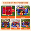 VEVOR Inflatable Bounce House, Outdoor High Quality Playhouse Trampoline, Jumping Bouncer with Blower, Slide, and Storage Bag