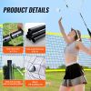 VEVOR Badminton Net Set, Outdoor Backyard Beach Park Badminton Net, Portable Badminton Equipment Set, Adults Kids Badminton Net with Poles