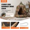 VEVOR Hanging Tree Tent, 330 LBS Capacity Hanging Tent Swing for Indoor and Outdoor Hammock Sensory Swing Chair w/LED Lights String, Inflatable Base