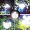 Solar Outdoor Lights Folding LED Soccer Light Bulb Portable Emergency Solar Lamp USB Charge Search Light For Camping Hiking Home