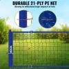 VEVOR Outdoor Portable Volleyball Net System, Adjustable Height Steel Poles, Professional Volleyball Set with PVC Volleyball, Pump, Carrying Bag