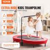 56" Trampoline for Kids Foldable Mini Toddler Trampoline Indoor Outdoor