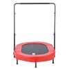 56" Trampoline for Kids Foldable Mini Toddler Trampoline Indoor Outdoor