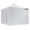 VEVOR 10x10 FT Pop up Canopy with Removable Sidewalls, Instant Canopies Portable Gazebo & Wheeled Bag, UV Resistant Waterproof