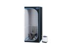 Full Size Portable Grey Steam Sauna tent‚ÄìPersonal Home Spa, with Steam Generator, Remote Control, Foldable Chair