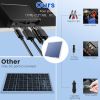 Solar Panel Car Battery Charger Portable Waterproof Power Trickle Battery Charger 12V&car Battery maintainer for Car Boat Marine Motorcycles Truck