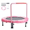 36" Trampoline for Kids Foldable Mini Toddler Trampoline Indoor Outdoor