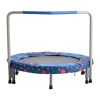 36" Trampoline for Kids Foldable Mini Toddler Trampoline Indoor Outdoor