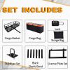 Trailer Hitch Cargo Carrier 500 Lbs,Heavy Duty Hitch Basket,Folding Cargo Carrier Hitch Mount Fits 2" Hitch Receiver with Waterproof Cargo Bag