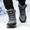 New men's winter Oxford cloth outdoor waterproof non-slip hiking boots warm non-slip men's shoes 39-48