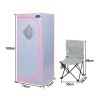 Full Size Portable Grey Steam Sauna tent‚ÄìPersonal Home Spa, with Steam Generator, Remote Control, Foldable Chair