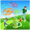 Outdoor Toys for Kids Ages 4-8: Elephant Butterfly Catching Game - Toddler Chasing Toy 3 4 5 6 7 Year Old Boys Girl Flying Spinner Toy Disc Rocket Lau