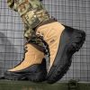 Men's winter new large size outdoor field training field training boots Hiking shoes Hiking shoes men's ankle boots